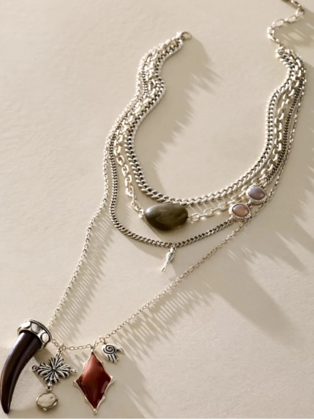 MSRP $48 FREE PEOPLE  Zella Layer Necklace